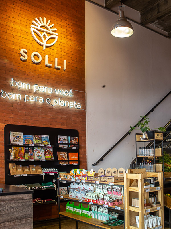 SOLLI MERCADO ORGÂNICO<br>A Pé 79M • 2 MIN*