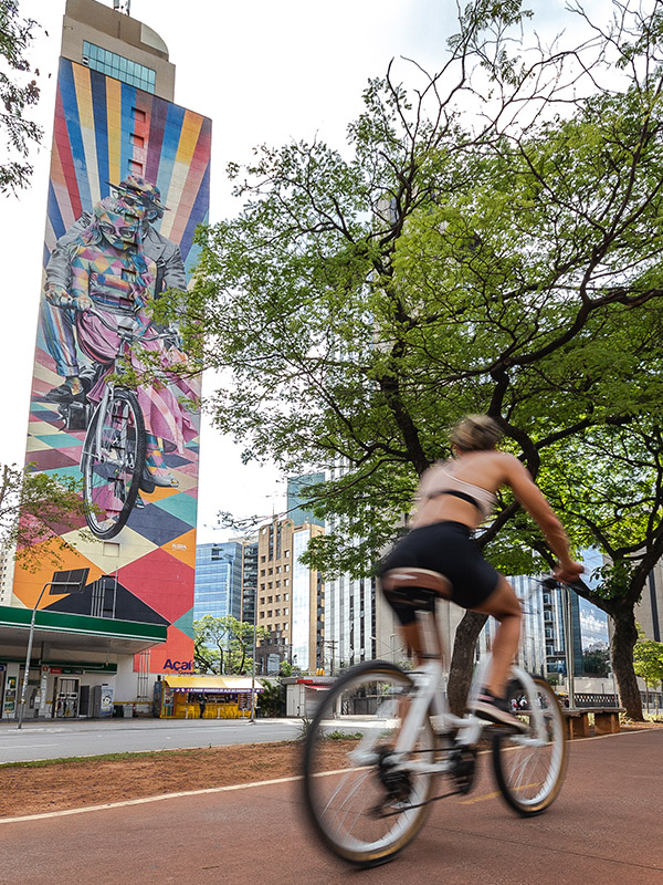 CICLOVIA AV. FARIA LIMA<br>Bike 450M • 4 MIN*